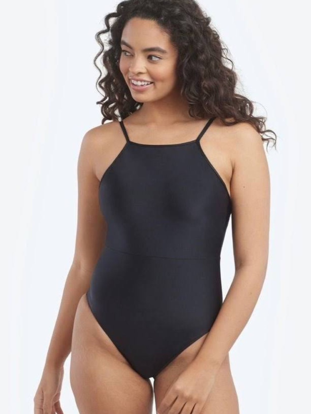 Summersalt The Square Neck One Piece Swimsuit Black NWT Size 12
